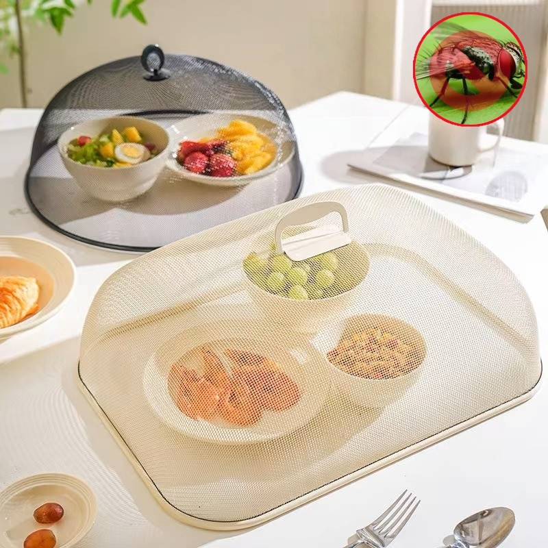 DISH FOOD COVER STAINLESS /  Tudung Saji Besi Wiremesh Food Cover / Food Cover Minimalis Estetik