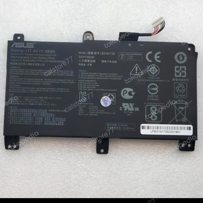 Baterai ASUS ROG STRIX G531 G531GT G531G G531GD G531GE