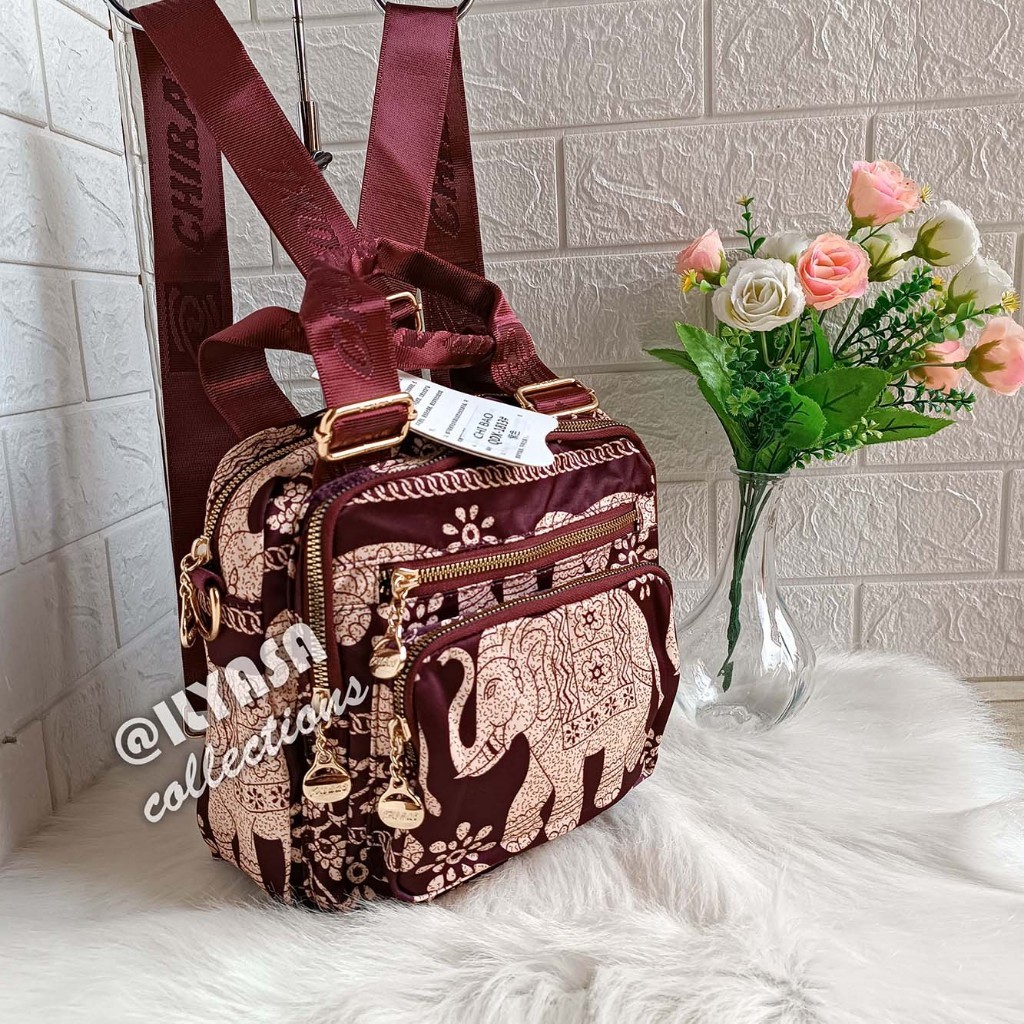 RIMA_SHOP.IDCHIBAO 1813 Tas Wanita Multifungsi 3in1 – Solusi Praktis untuk Wanita Aktif | Bisa Jinji