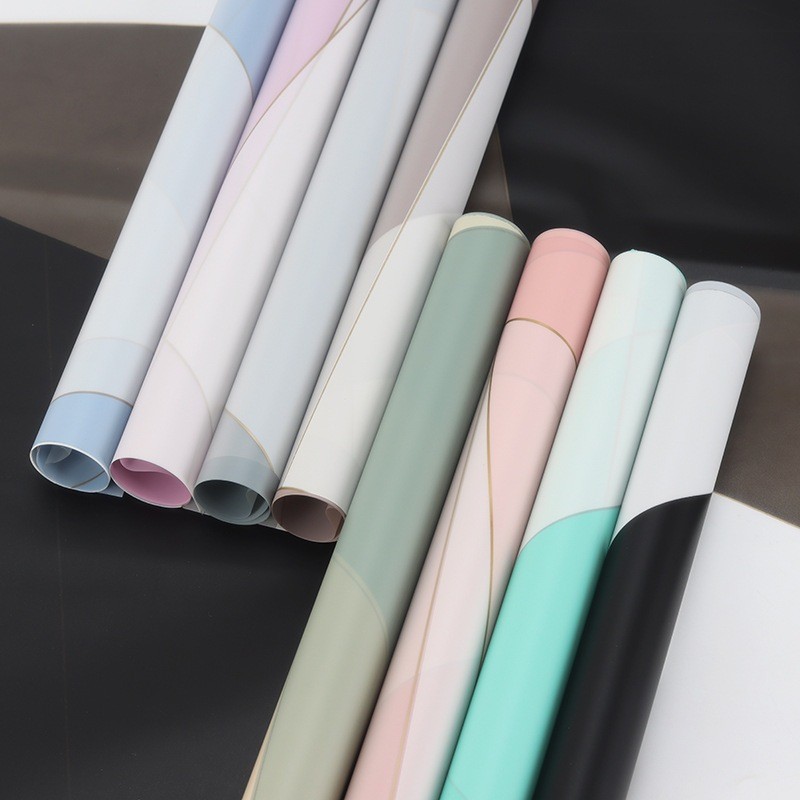 

Sky Floral Wrap Flower Wrapping Kertas Buket Bunga Cellophane Paper Motif Nosha Magnetic Line Ecer KB6063