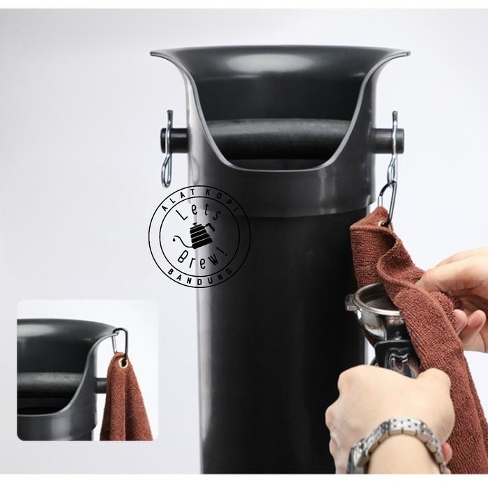 Promo Knock Box Stand / Wadah Ampas Kopi Tinggi / Knock Box Tall Standing - Knock Box terlaris