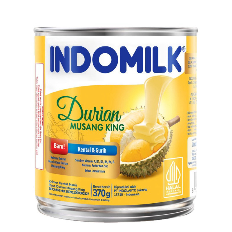 

Indomilk Krimer Kental Manis Durian Musang King 370 Gram - ABO