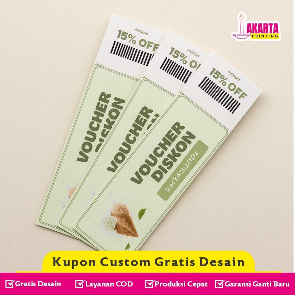 

Kupon Custom Gratis Desain Bebas Nama Usaha Sendiri Kupon Undian Voucher Acara Promosi Murah