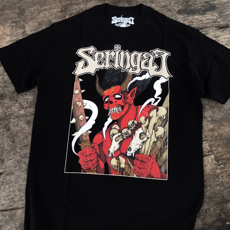 HOT SERINGAI SEPERTI API TSHIRT BLACK