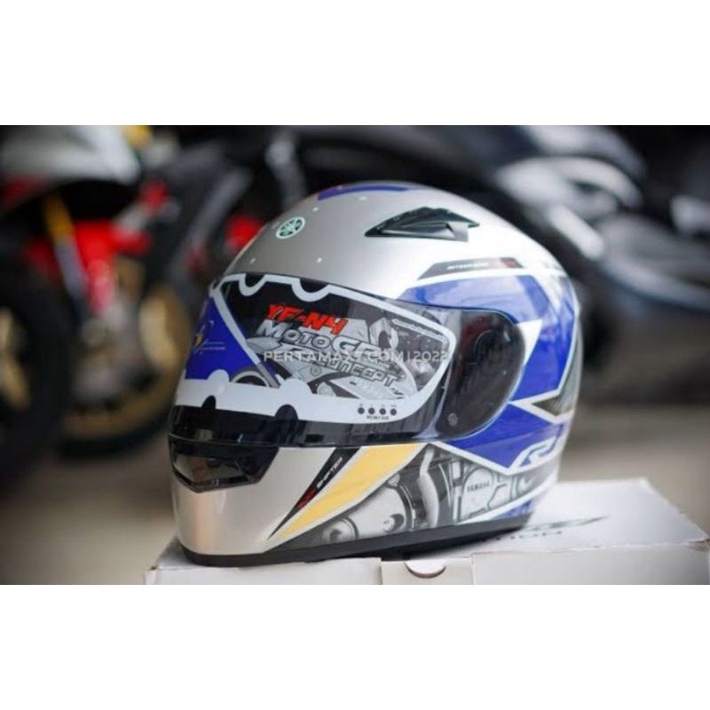 MANSAGAN  HELM YAMAHA FULL FACE R15M MOTO GP LIMITED EDITION