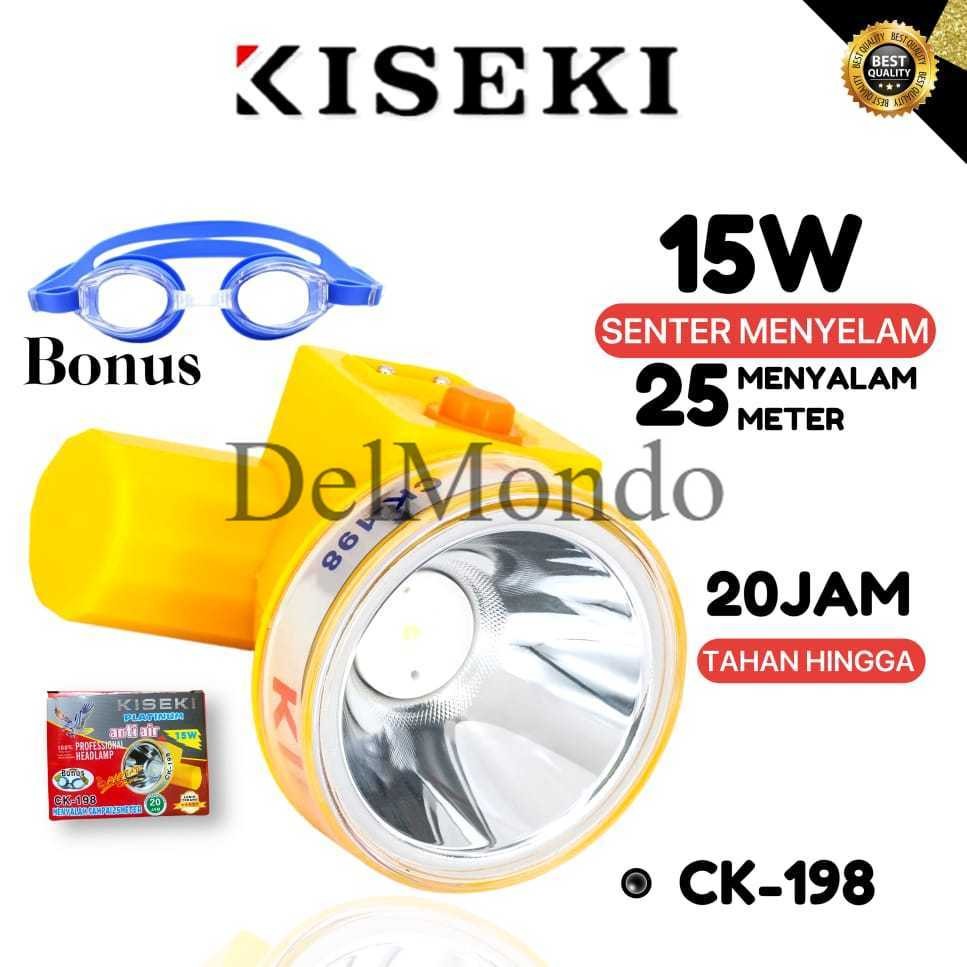 PromoKISEKI CK-198/CK-X1/CK-X2/CK-X3/CK-X5/CK-X6/CK-X7/CK-X8/CK-X9/Senter Kepala Selam Waterproof IP