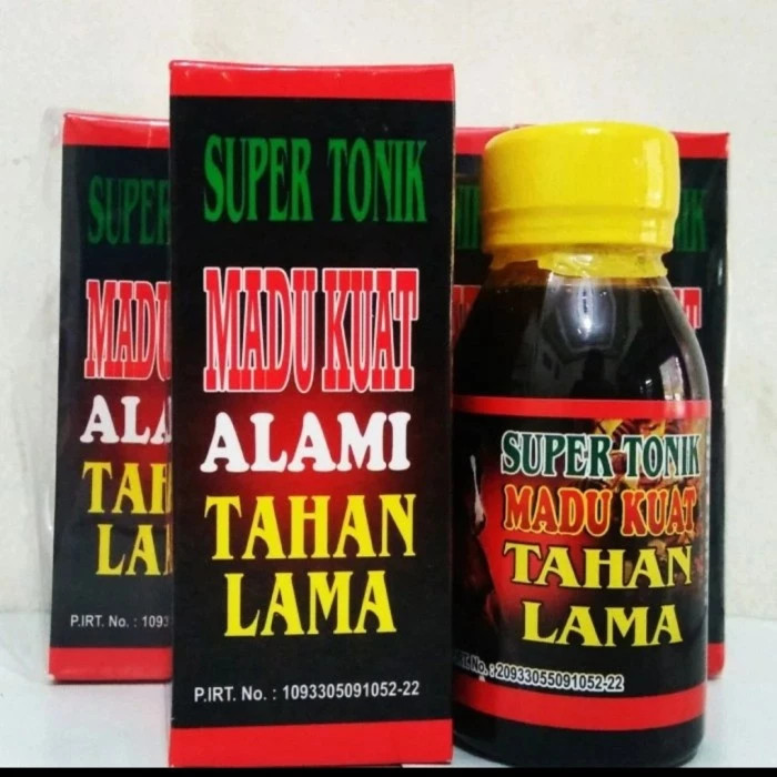 privasi aman Madu Super Tonik 6x Kuat Tahan Lama Herbal Alami asli Original 100%