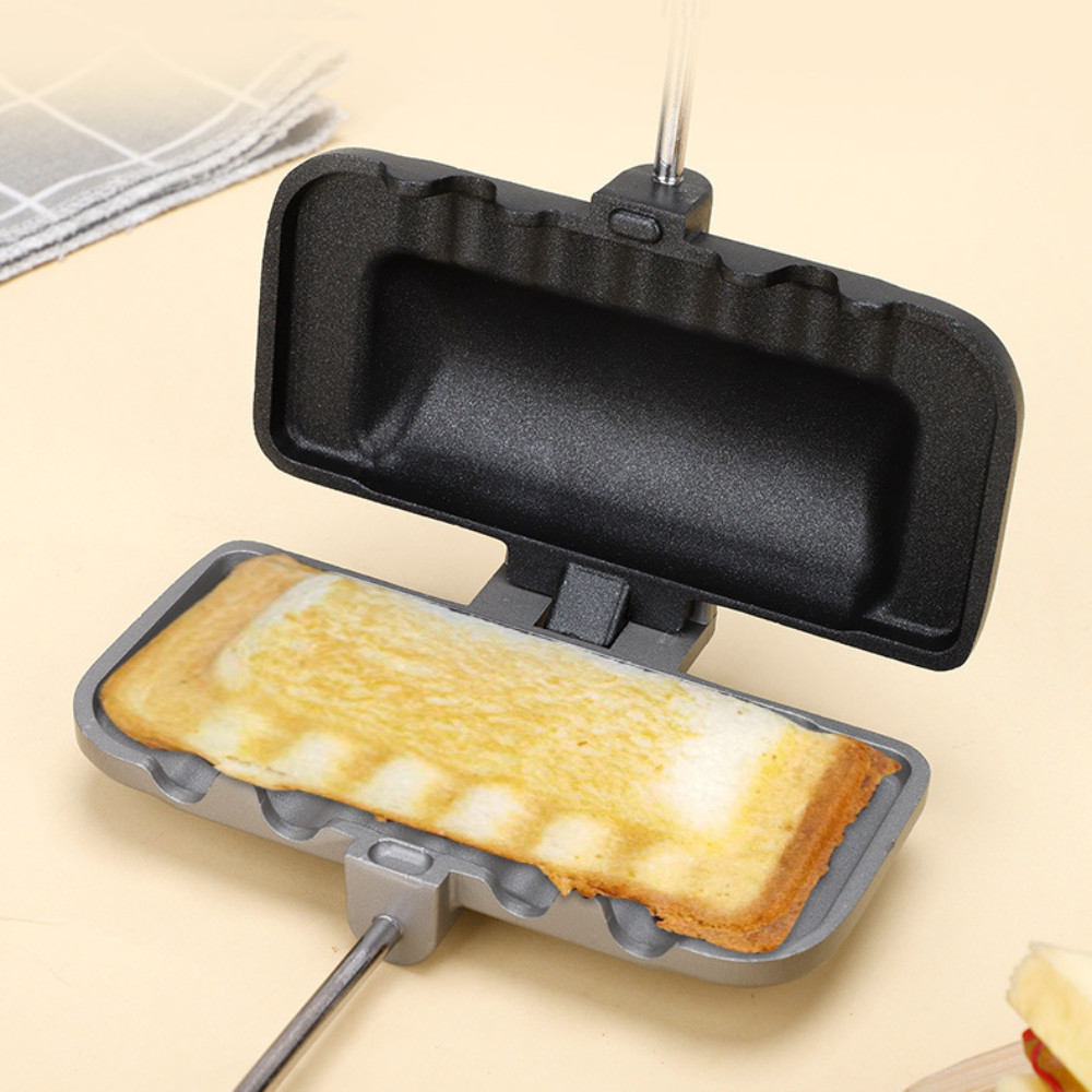 Japanese-style Double-sided Sandwich Mold Pot, Outdoor Gas Frying Pan, Toast Baking Clamp, Non-stick