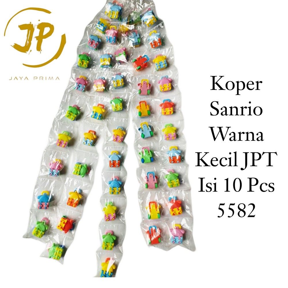 MAINAN ANAK (10 PCS) KOPER SANRIO WARNA KECIL/RENTENG