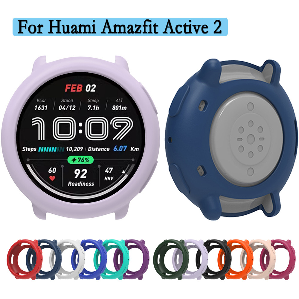 Soft Silicone Case For Huami Amazfit Active 2 Wat Cover Decoration Hollow Protective Case Super Ligh