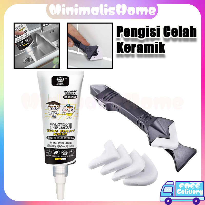 Pengisi Celah Keramik/Krim Pengisi Celah Nat Keramik/Pasta Dempul Penambal Dinding Water