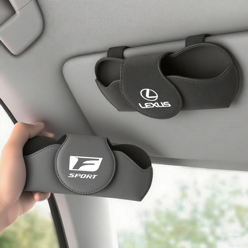 Car Glasses Storage Box Auto Sun Visor Sunglasses Storage Holders For Lexus F SPORT ES RX NX LS UX L
