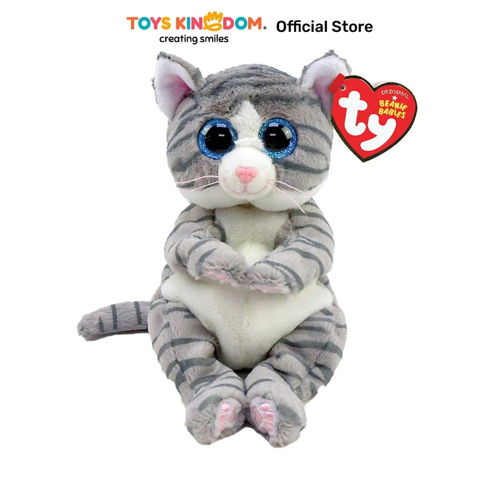 Toys Kingdom Ty Beanie Bellies Boneka Hewan Mitzi Cat Reguler Ty95305 Toys Kids Toy Boneka Kain Kara