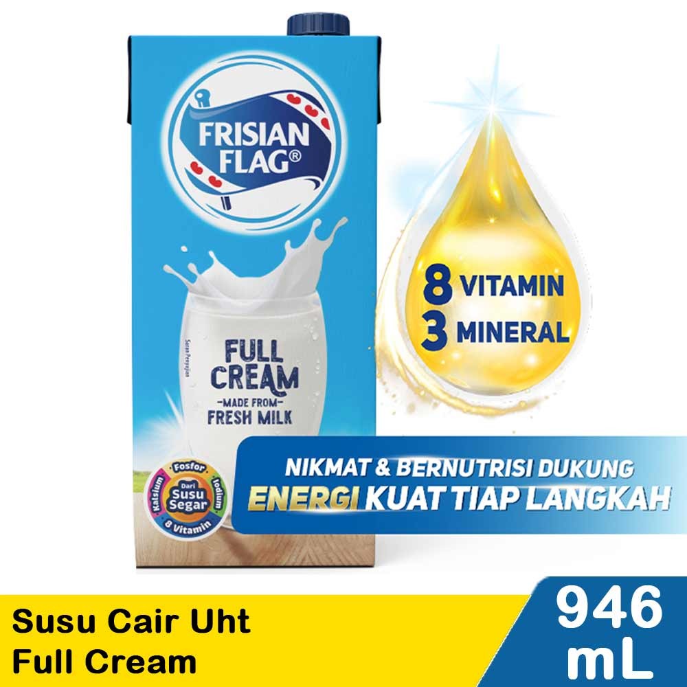 FRISIAN FLAG SUSU CAIR UHT FULL CREAM 946mL