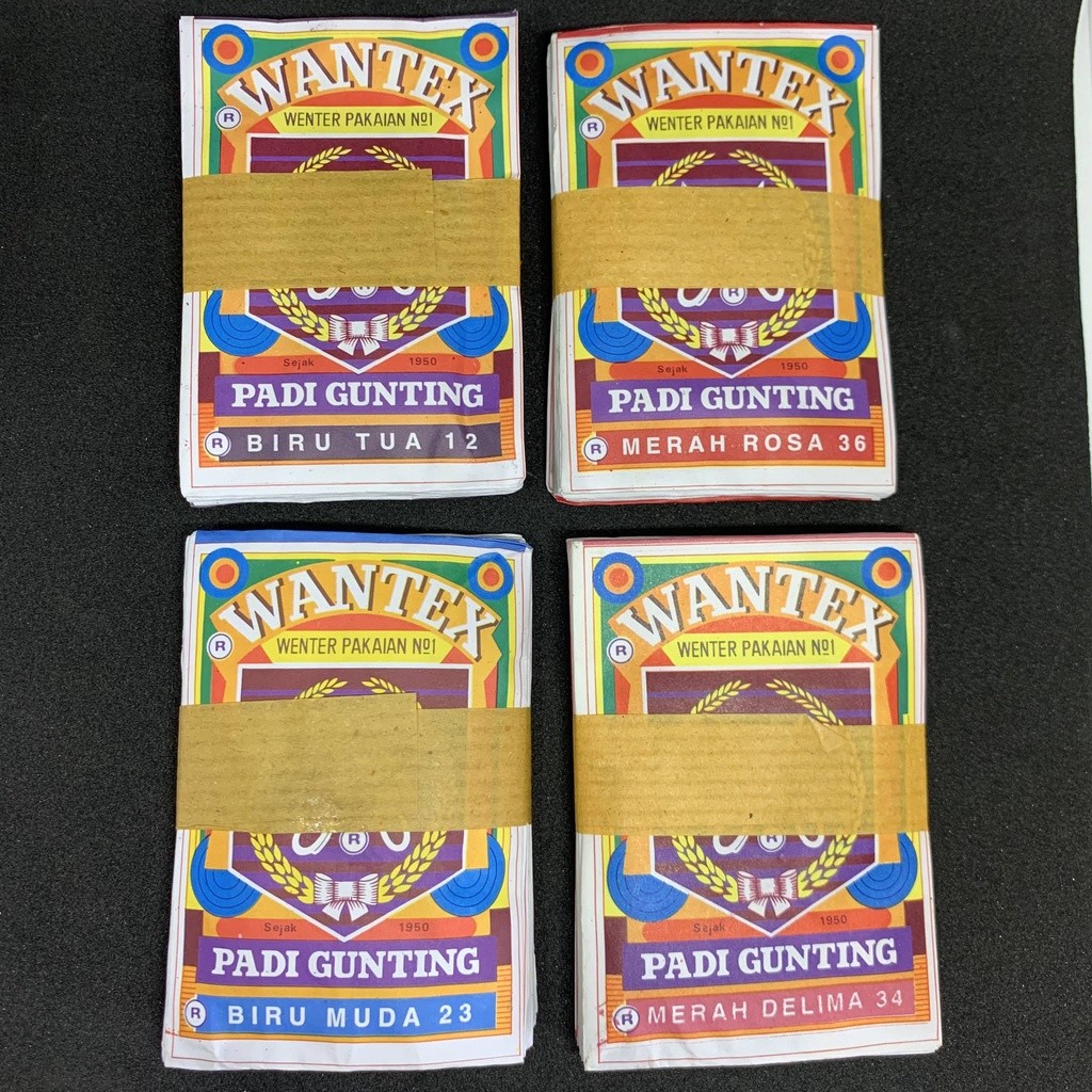 WANTEK PADI GUNTING / PEWARNA PAKAIAN