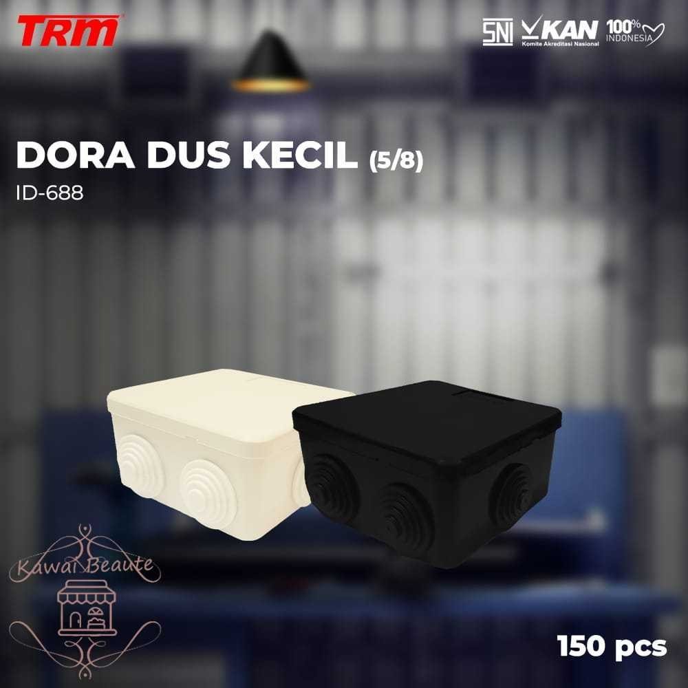 Doradus TRM DD-68 Duradus / Dorados Kotak Junction Box CCTV 5/8 8.5 x 8.5 cm Waterproof Kecil Putih