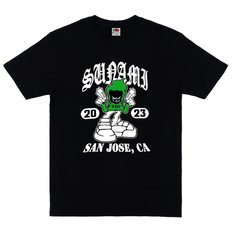 SUNAMI - SACREDDEER / KAOS BAND SUNAMI HC - T-SHIRT BLACK