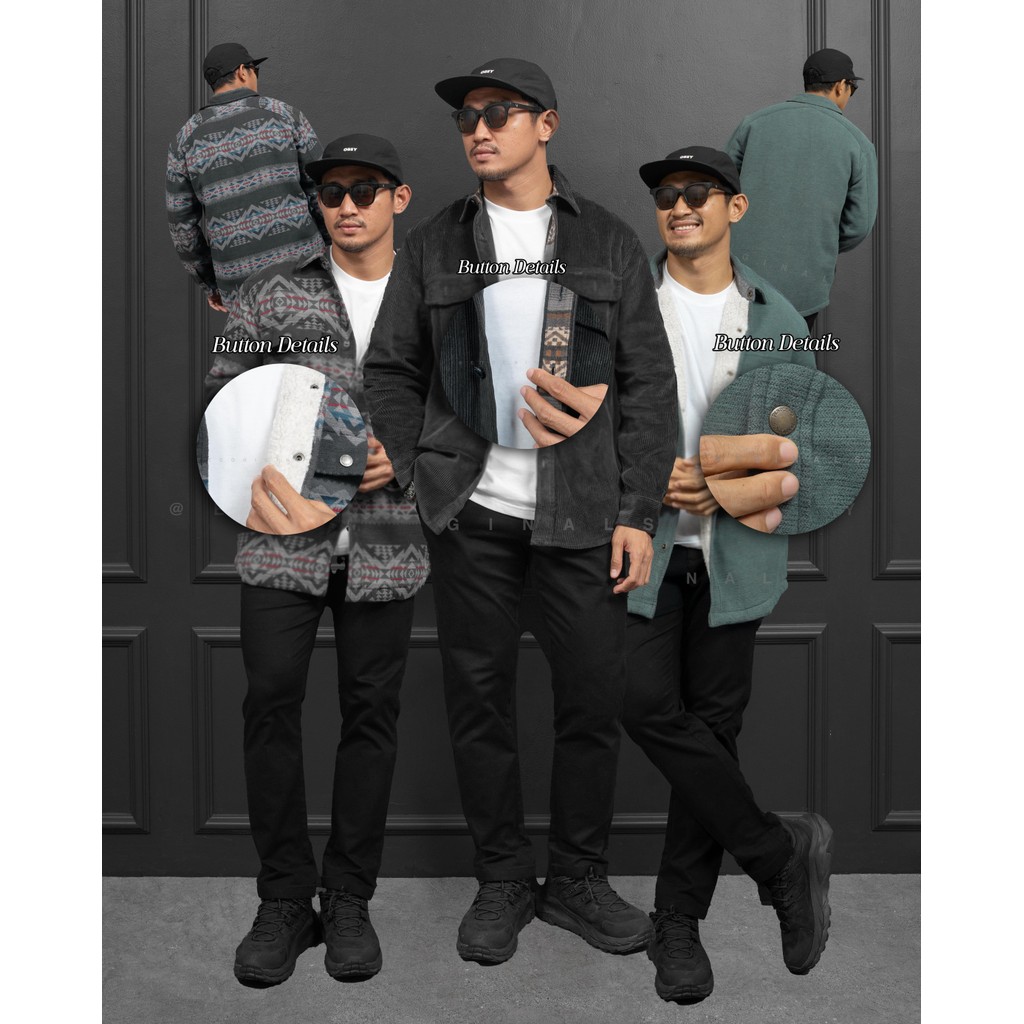 Outer Jaket Pria Sherpa