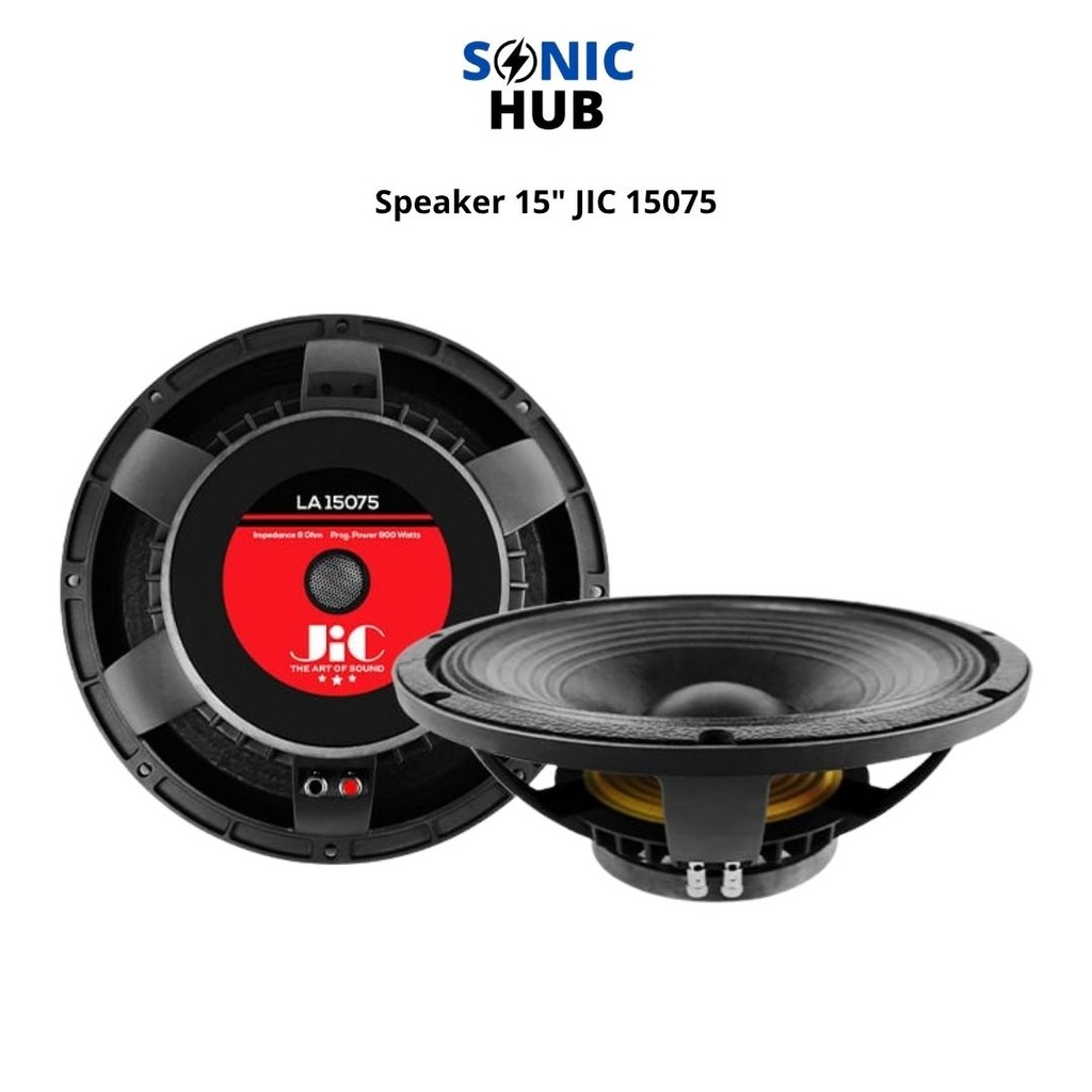 Speaker Woofer JIC LA 15075 15 Inch Original | Komponen Speaker Mid Low Profesional | Subwoofer Audi