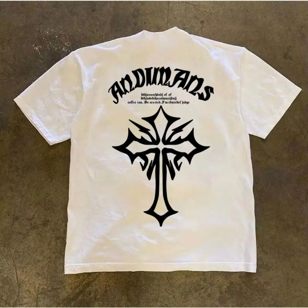 Korea Style T-Shirt Oversize | Kaos Wanita Hitam | Kaos Pria dan Wanita