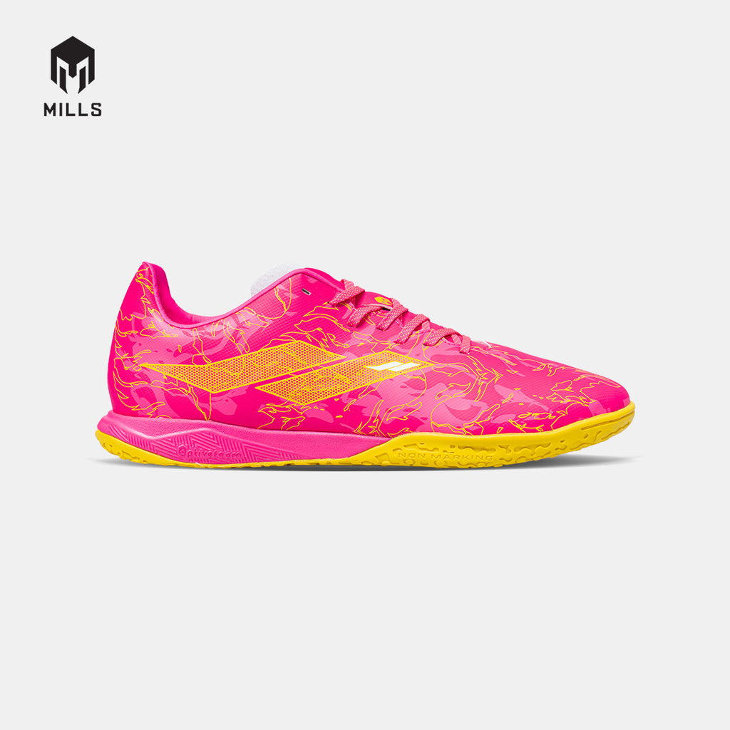 MILLS Sepatu Futsal Flame 2.0 IN Neon Pink / Yellow Mustrad 9403906