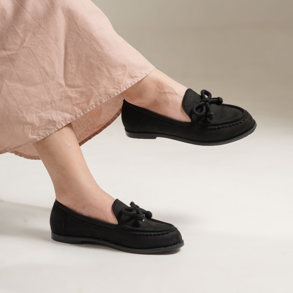Dianable - Vishka Black Loafers Sepatu Wanita