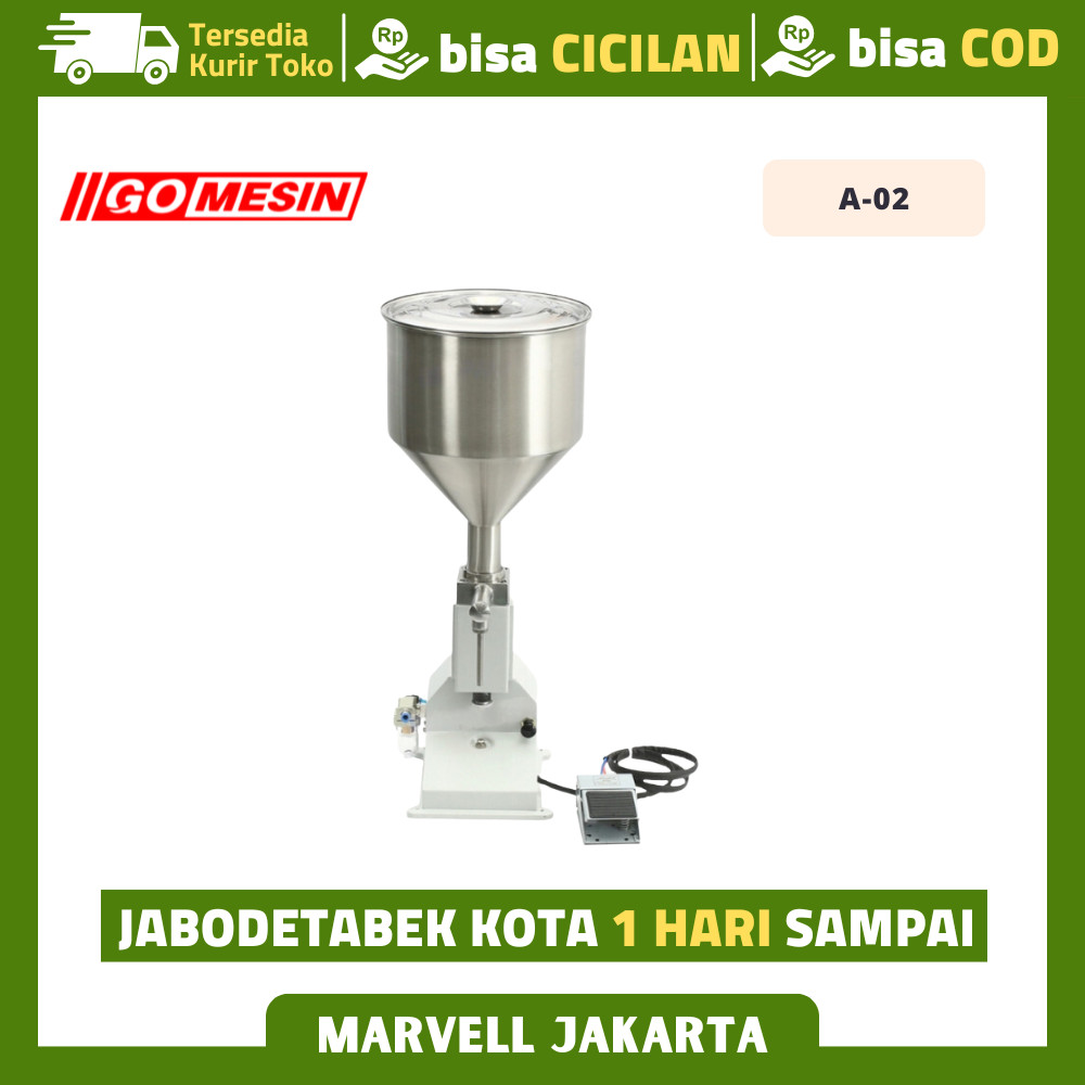 GOMESIN A 02 A-02 MESIN FILLING LIQUID PENGISI CAIRAN