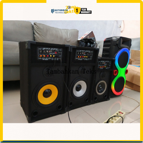 TaffStudio Spiker Aktif Bluetooth 8 Inch Bass Gler Istimewa Single Speaker Aktif / Speaker Aktif 8 I