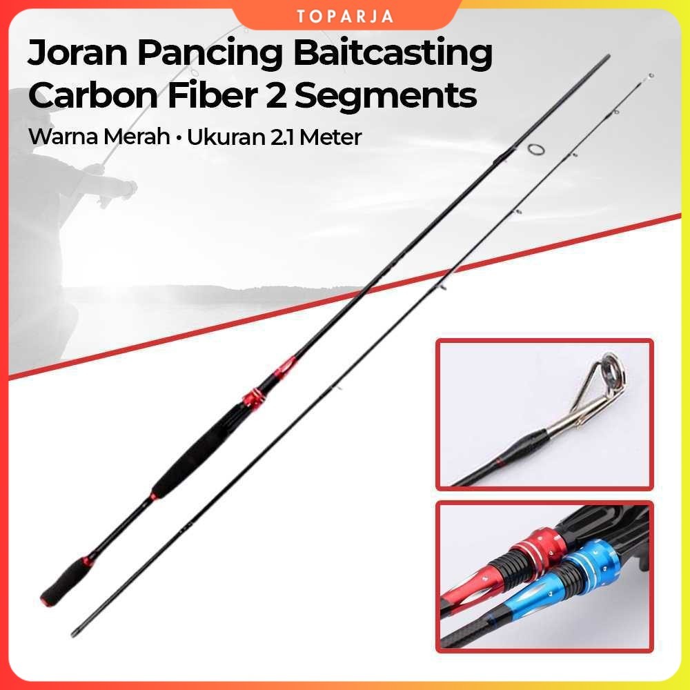 Joran Pancing Baitcasting/Spinning Carbon Fiber 2 Segments - Kabinwang KB361