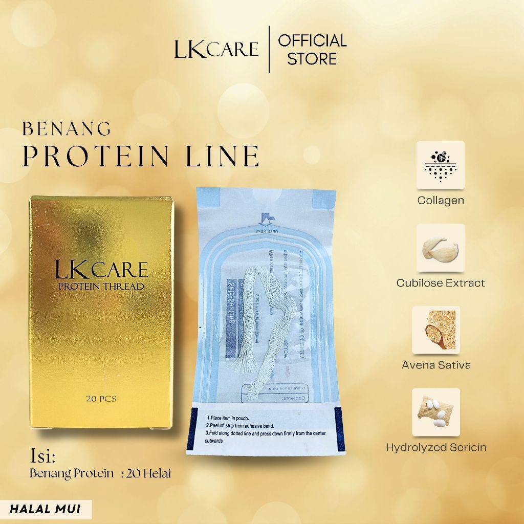 Tanam Benang Kolagen Collagen LKCare / Benang Collagen Pengencang Wajah
