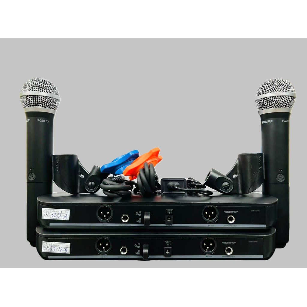 MIC WIRELESS SHURE BLX 288 HANDHELD MIKROFON SHURE BLX288 shure blx 288