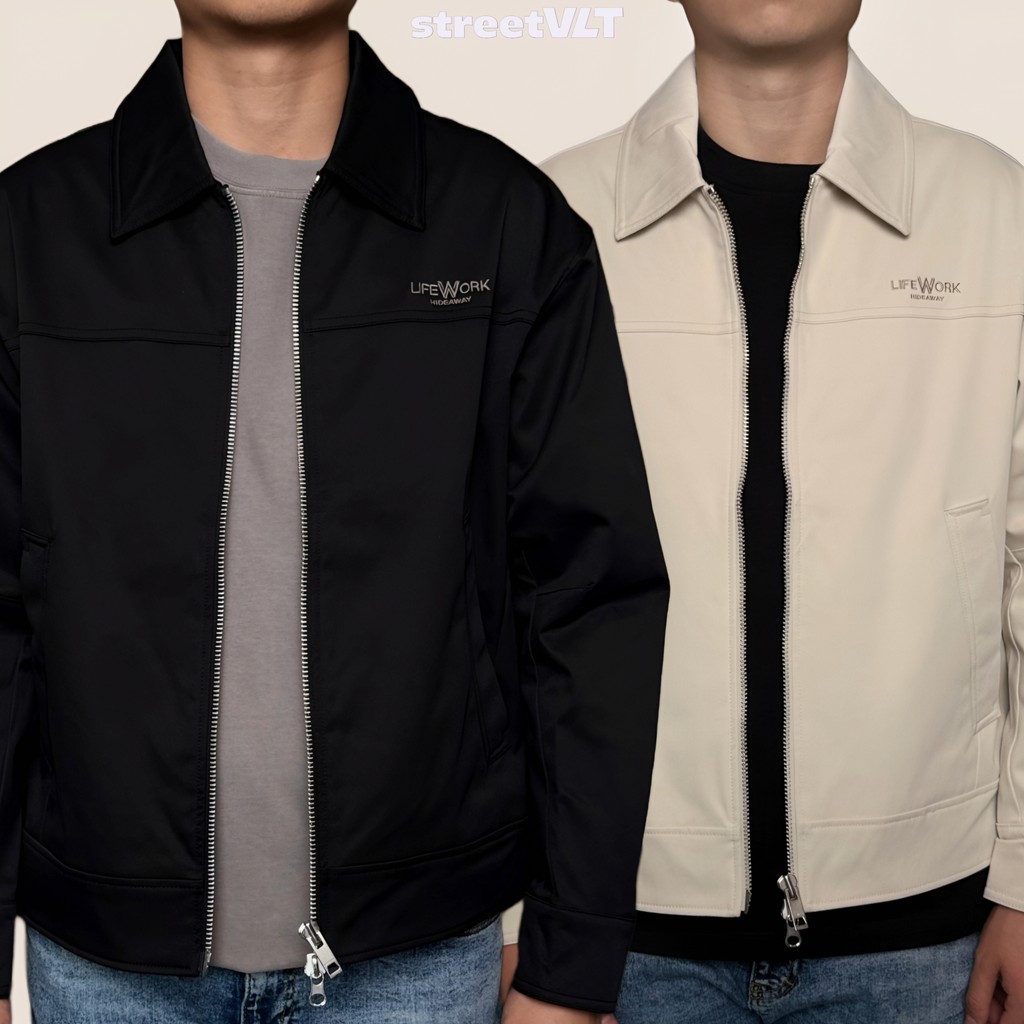 Life Work Korea Basic Collar Trucker Jacket Lifework Original