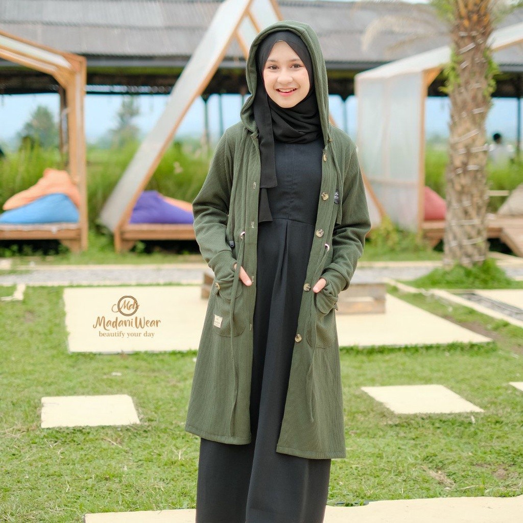 Outer Anak Shafiyah Kids – Outer Muslimah Anak Perempuan Stylish & Nyaman Dipakai