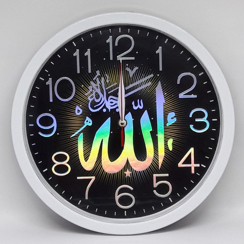 OGANA Jam Dinding Analog/ Dekorasi Dinding  Jam Diameter 32cm