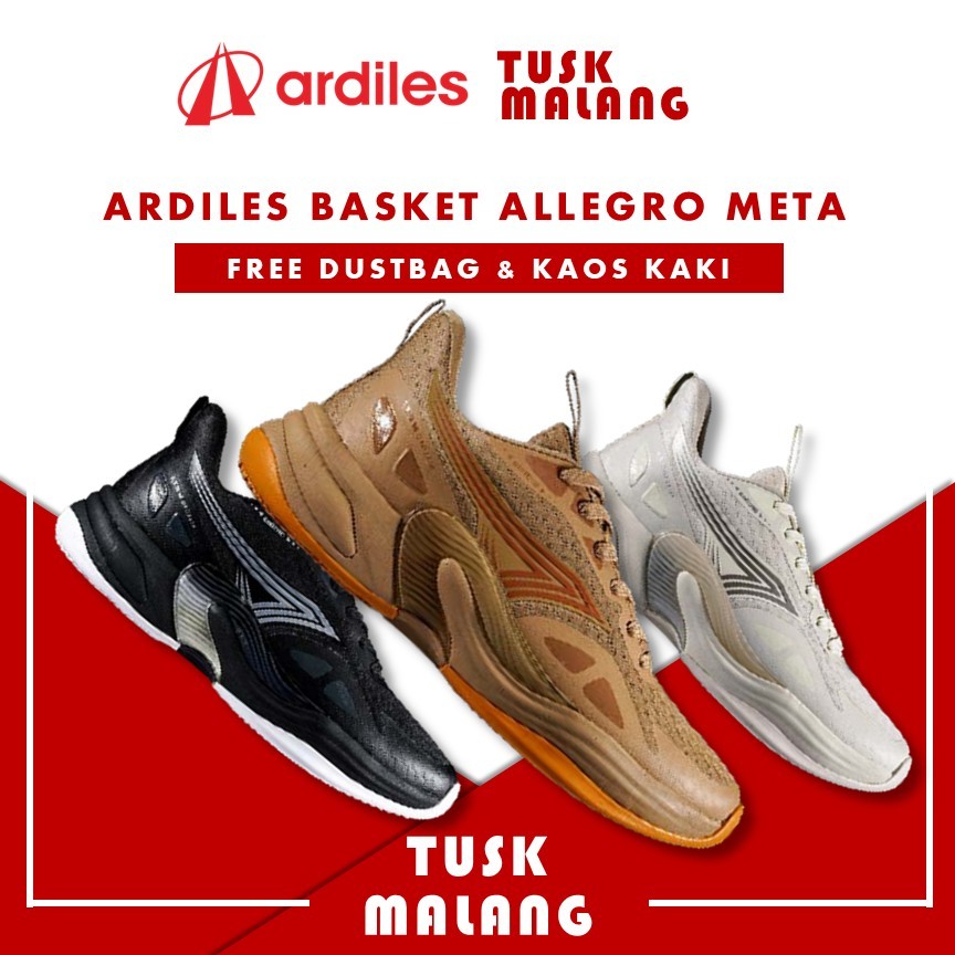 Sepatu Basket Ardiles Allegro Meta Sepatu Ardiles Basketball Olahraga Basket Pria Wanita