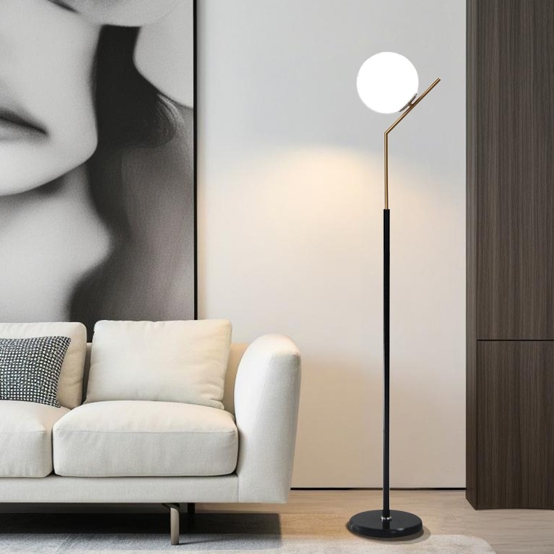 Lamp_Milo Standing Lampu Aesthetic Lampu Sudut Ruang Tamu Aesthetic Lampu Lantai Minimalis Lampu Sta