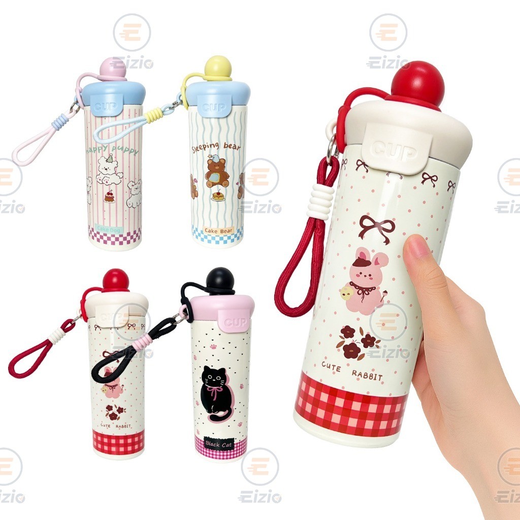 Tumbler 2117 Stainless Steel  / Botol Minum Mode Sedot + Sedotan & Fungsional