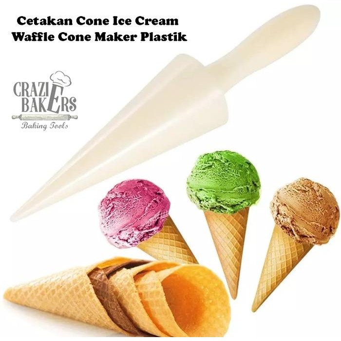 Cetakan Cone Ice Cream Waffle Cone Maker Plastik