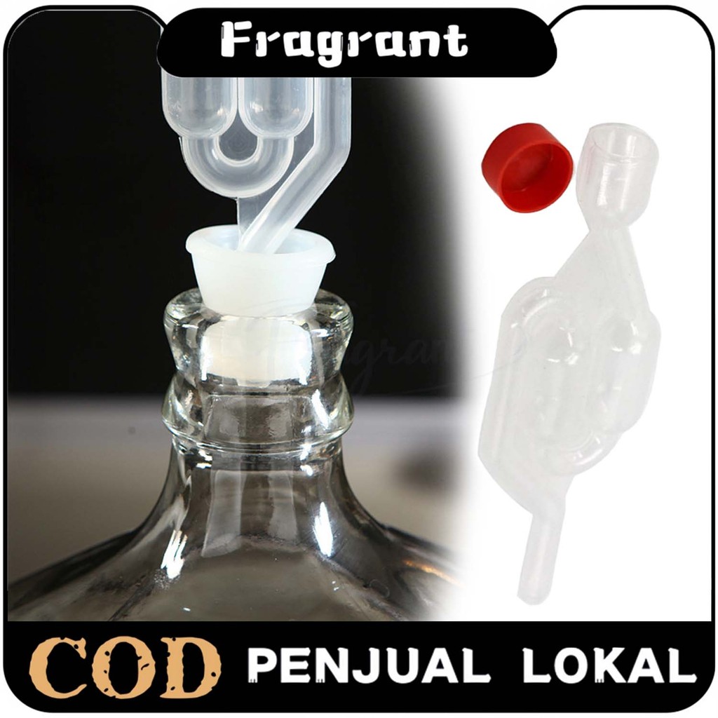 Airlock Fermentasi Galon Plastik Alat Fermentasi Wine /Airlock Fermentasi Wine Galon Plastik