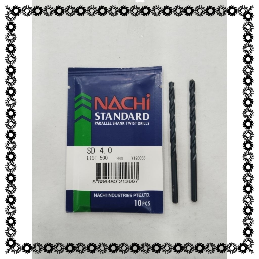 Nachi 4 MM Mata Bor Besi HSS - Nachi Mata Bor Besi HSS 4 MM