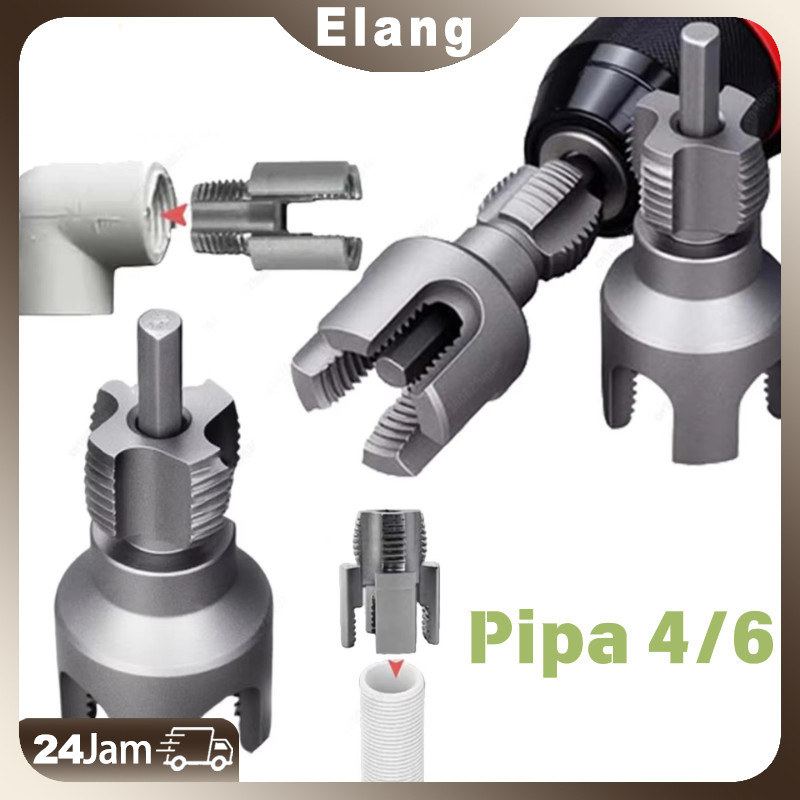 Alat Pembuka Drat Pipa Pvc /Alat Pembuat Cetakan Ulir Pipa Pvc/Alat Senai Pipa 4/6
