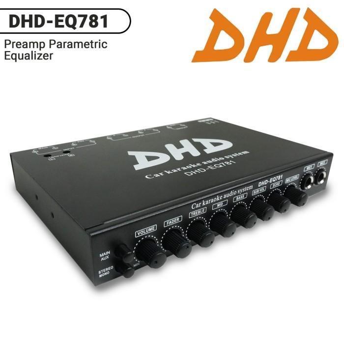 Parametric Equalizer Preamp Karaoke Mobil DHD EQ781 - EQUALIZER
