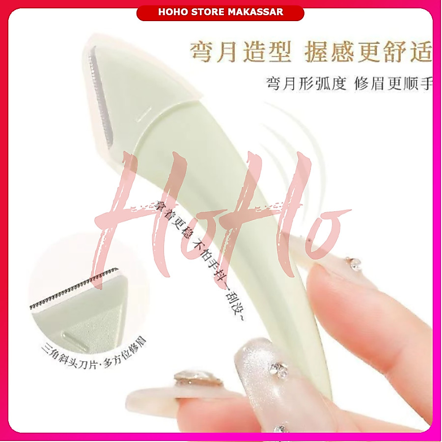 Pisau Cukur Alis Bentuk Lengkung Alat Pencukur Perapih Bulu Alis Eyebrow Razor Trimmer - PCA1