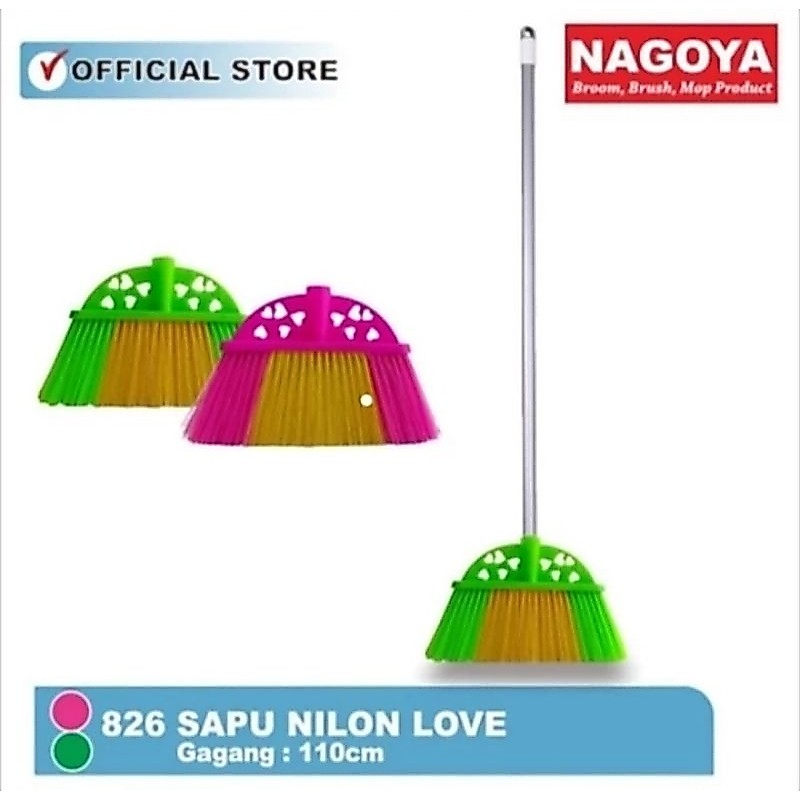 Sapu Nilon Nagoya Love 826 / Sapu Lantai Nilon Nagoya Love