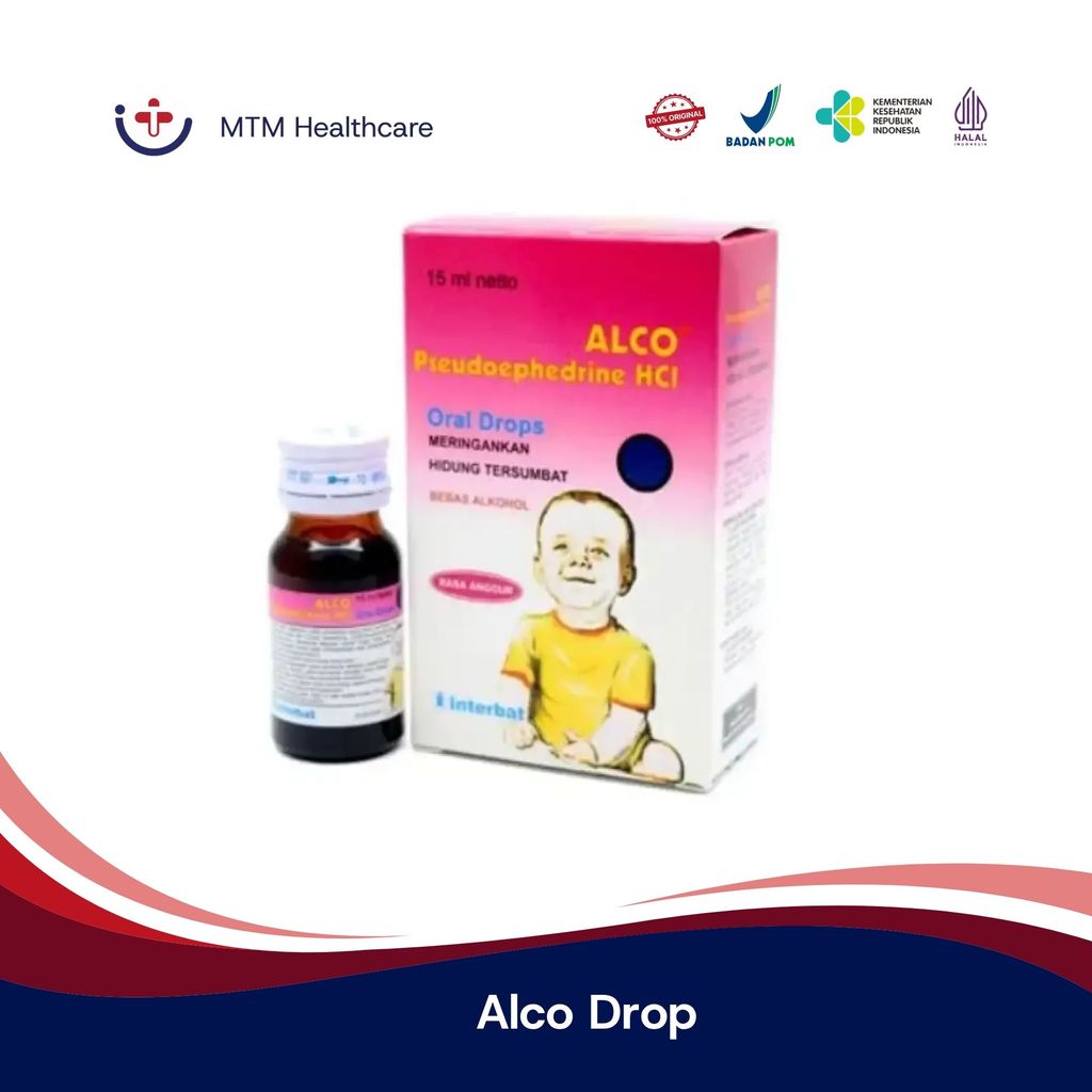 Alco Drop 15Ml Obat Batuk Pilek Bayi Anak