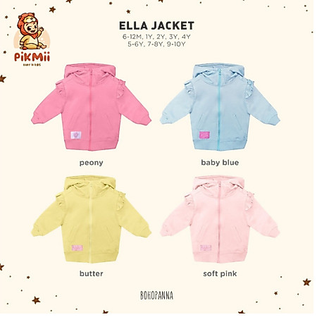 BOHOPANNA - ELLA JACKET - JAKET ANAK PEREMPUAN// PIKMII BABY KIDS