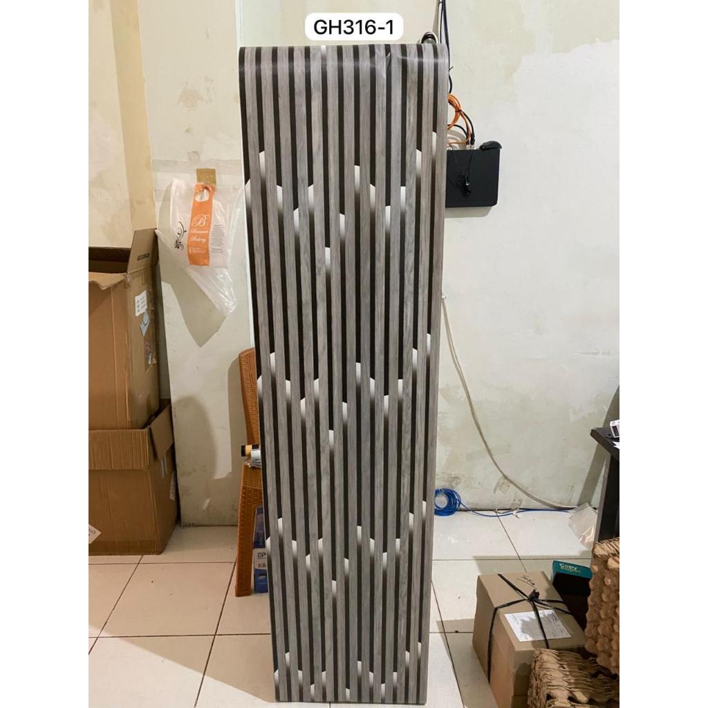 PROMOWallpaper stiker dinding ukuran 45cmx 10m motif all kayu serat kayu embos polkadot karakter gh0
