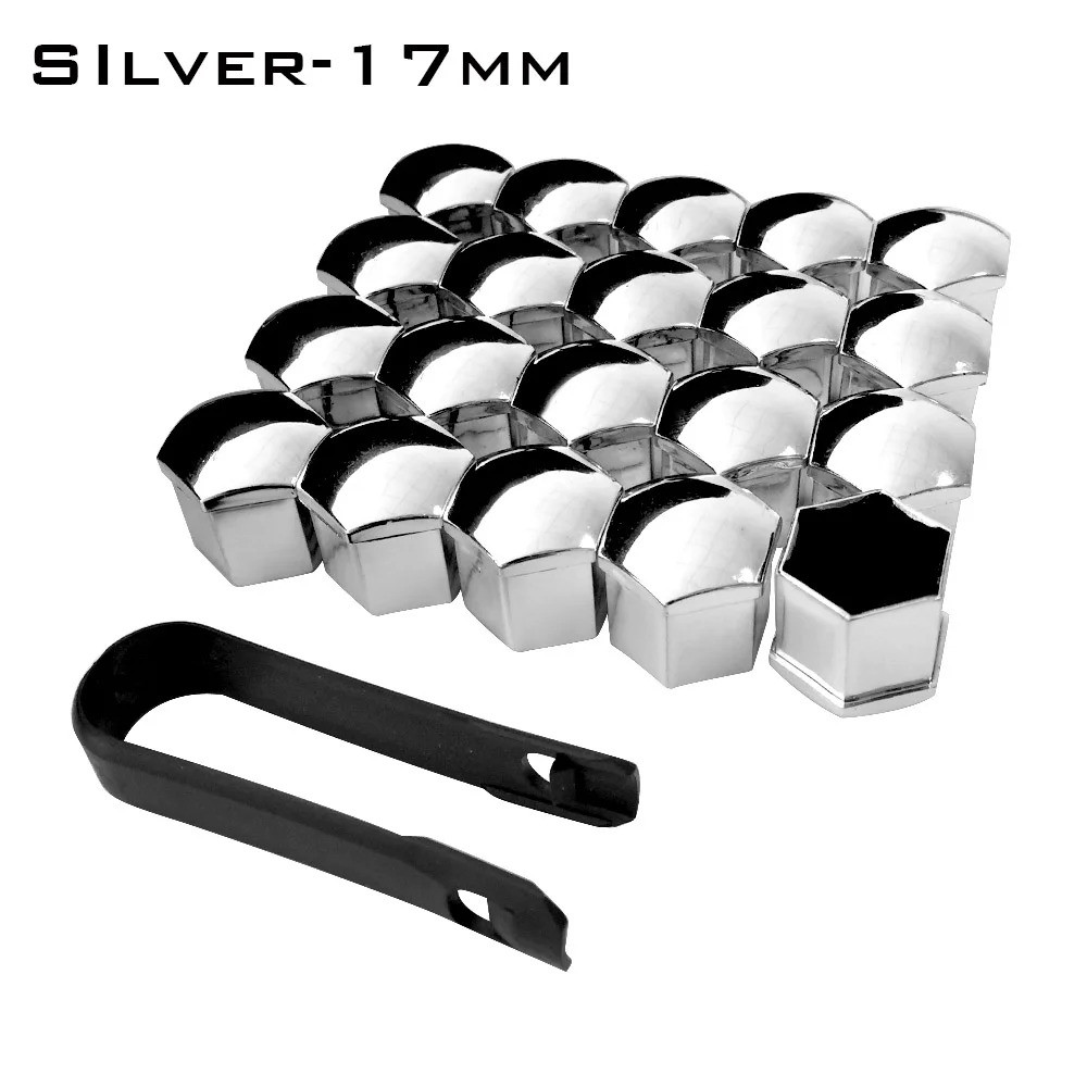 20Pcs Tutup Mur Roda Mobil Plastik Universal 17 19 21 mm Untuk Mercedes Benz AMG W204 W203 W212 W211