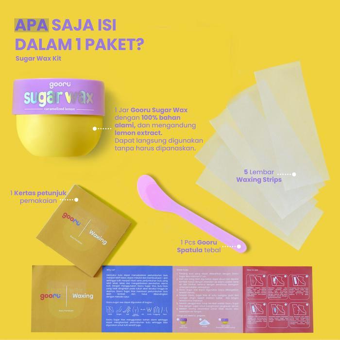 Sugar Waxing Kit Gooru Sugarwax Caramelized - Sugar Wax Kit