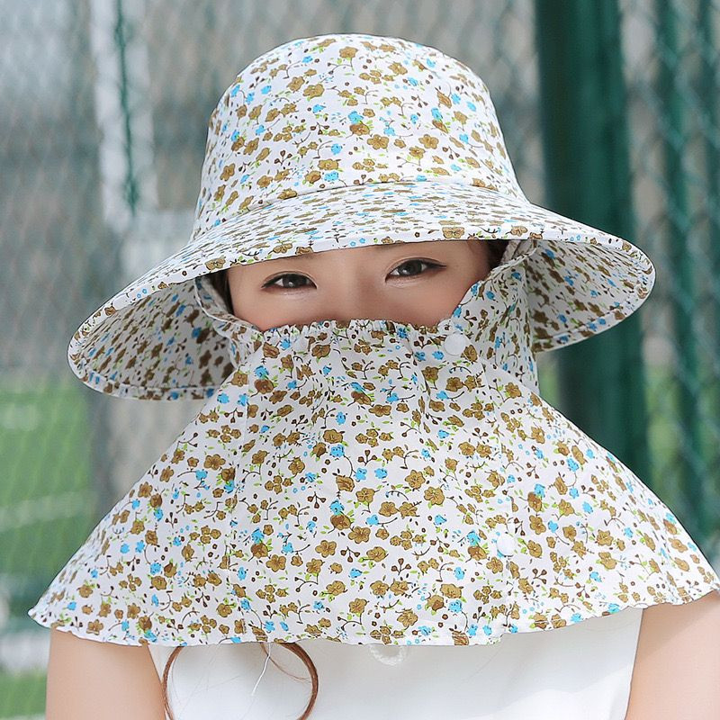 Topi Visor Lipat Wanita Anti UV Lebar/topi anti panas/topi anti uv/topi visor wanita/topi anti panas